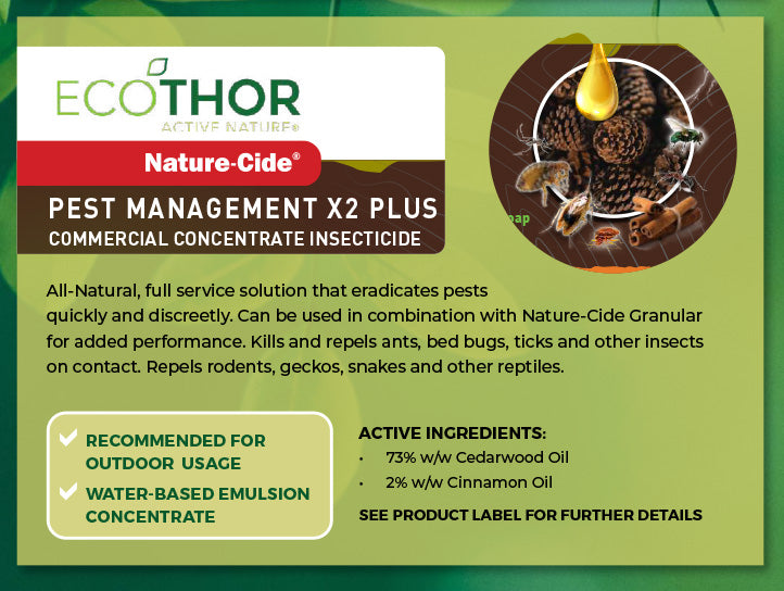 ECOTHOR Nature-Cide Pest Management X2 PLUS Commercial Concentrate Insecticide