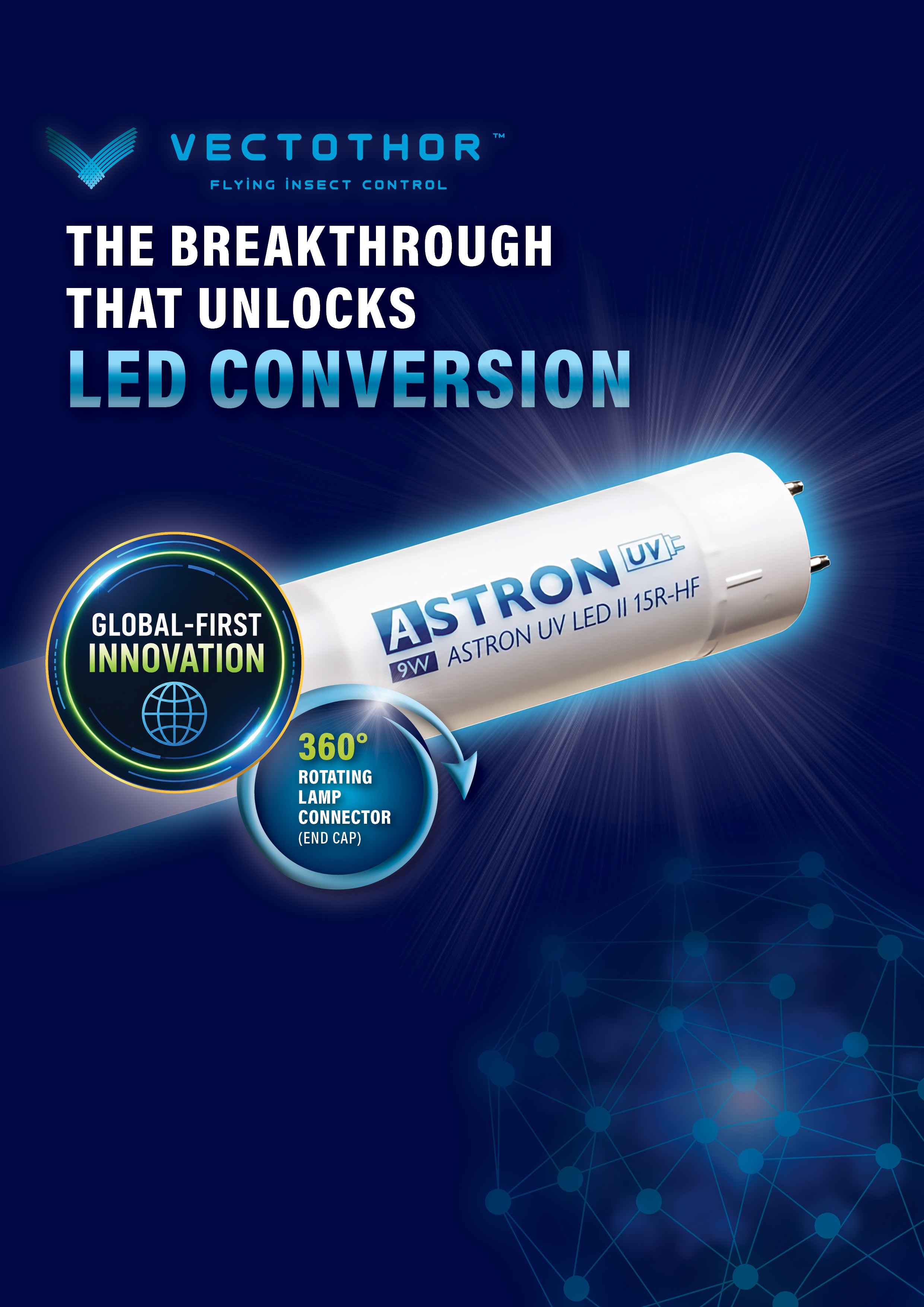 LED Conversion - ASTRON UV LED II 15R-HF Globe