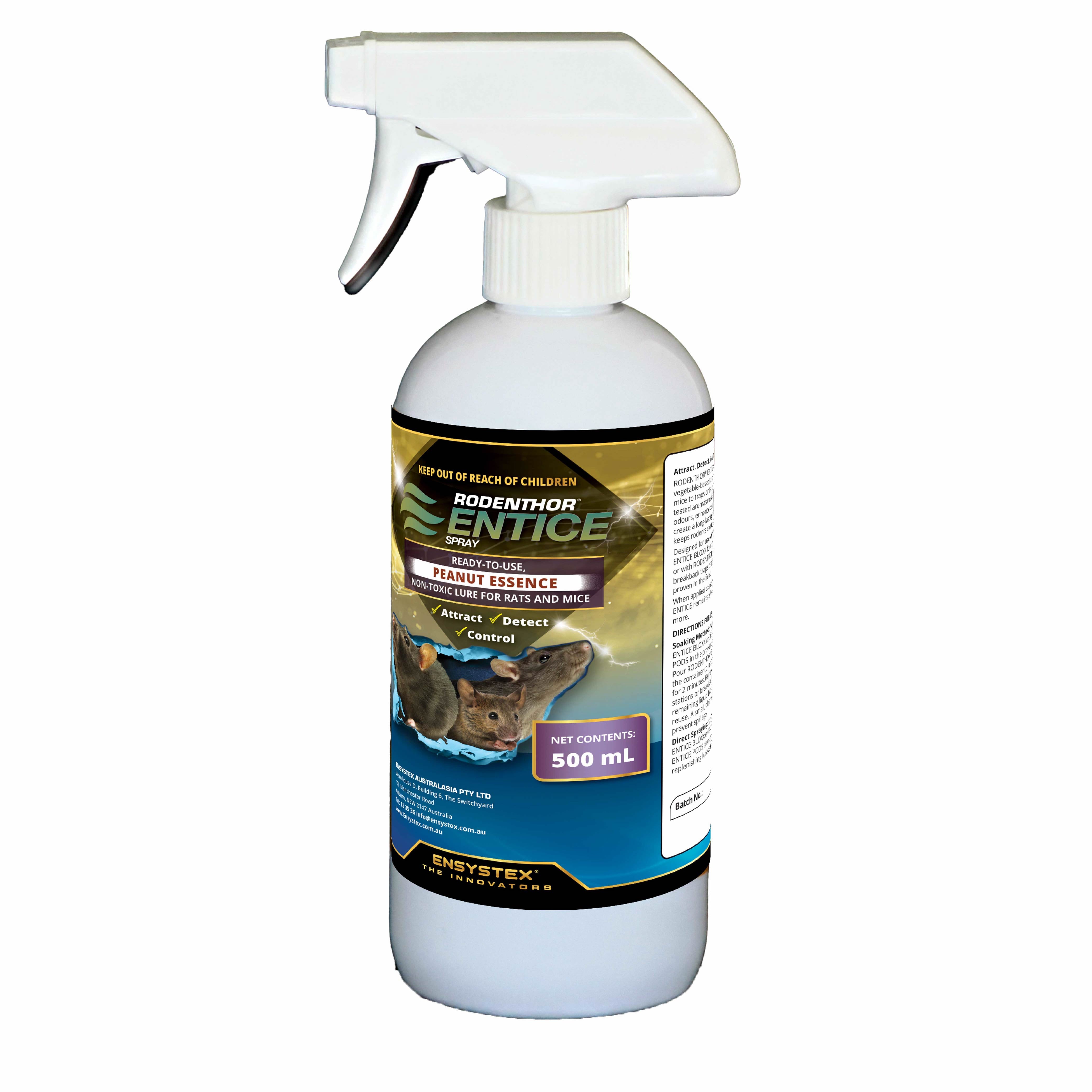 RODENTHOR ENTICE SPRAY - Peanut – Ensystex.com.au